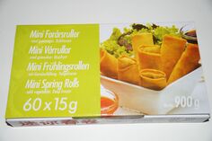 Forårsrulle med grøntsager 15 g 60 stk/pk