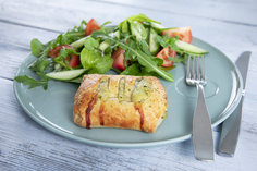 Butterdej med laks & spinat 125 g