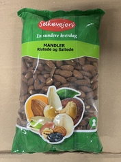 Mandler ristet og saltet 1 kg
