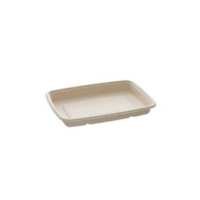 Bakke salatskål 600 ml 230x160x30 mm Bagasse bione