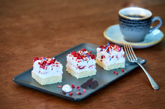 Berry White stykkage (mini dessert udskåret 29 g)