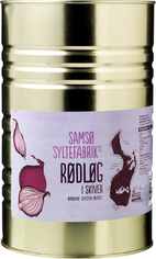Rødløg i skiver syltede 4,4 kg/2,1 kg