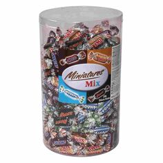 Chokolade miniaturemix løsvægt 3 kg