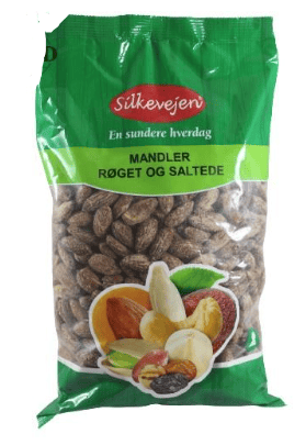 Mandler røget/saltet 1 kg