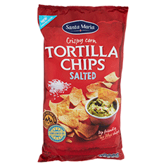 Saltede tortilla chips