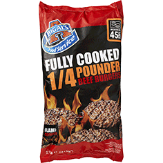 Flammegrillet burger 90 g