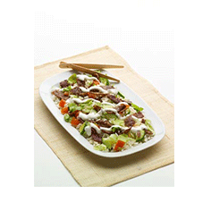 Oksekebab, færdigskåret