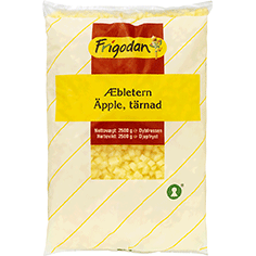 Æbletern 10x10 mm 2,5 kg
