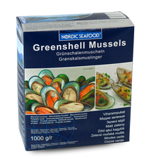 Muslinger grønskals ½ skal 30-50 stk/kg (NZ)