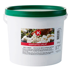 Kartoffelsalat m/ymer 5 kg
