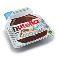 Nutella smørpålæg portion 15 g