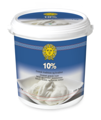 Yoghurt 10 % fast drænet SOL