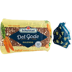 Rugbrød gulerod 19 skv, frisk (Det gode rugbrød)