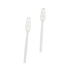 Rørepinde plast 11 cm hvid