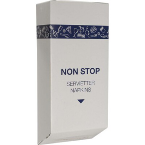 Servietter non-stop t/dispenser 13x28cm