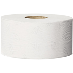 Toiletpapir t/disp Tork mini T2 Jumbo hvid 120280