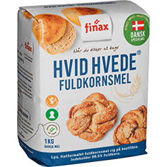 Hvid Hvede fuldkornsmel (lyst) 1 kg