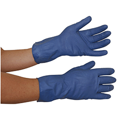 Latexhandsker large blå (8½-9) 12 par/pk