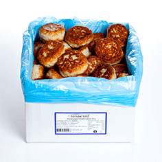 Fiskefrikadelle grovhakket 80 g