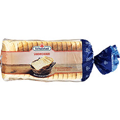 Sandwichbrød lys 17 skiver frisk (hvedebrød)