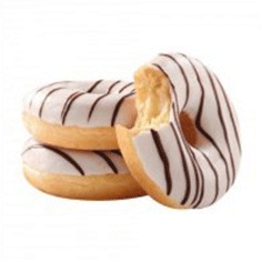 Donuts fyldte m/vaniljecreme 70 g