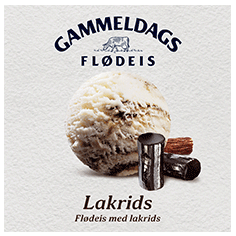 Lakrids Flødeis 5 ltr