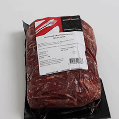 Oksespidsbryst u/ben sprængt ca. 2 kg+