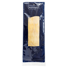 Hellefisk, røget skiveskåret,u/skind 800-1200 g