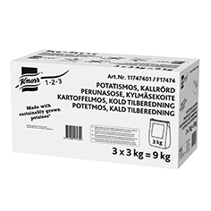 Kartoffelmos - kold tilberedning 3 kg
