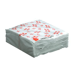 Servietter hvide med flag 33x33 cm 3-lags