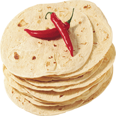 Tortilla wrap hvede "8" (12x40 g)