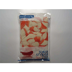 Surimi cut, rød
