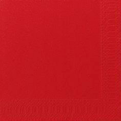 Servietter røde 33x33 cm 3-lags