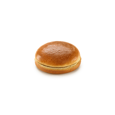 Brioche Burgerbolle glaseret ca. 100 mm