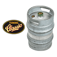 Tuborg Classic fustage 25 ltr excl. pant