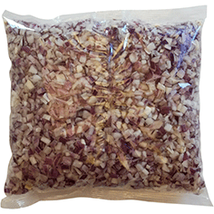 Rødløg i tern 6x6 mm 1 kg