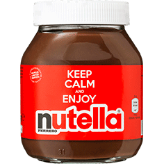 Nutella 630 g glas