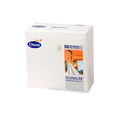 Servietter hvid 40x40 cm