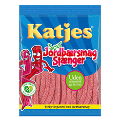 Katjes Sour Jordbær 120 g Veg.