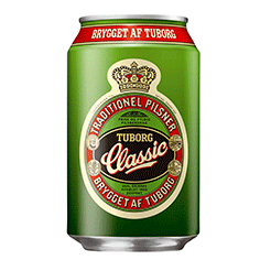 Tuborg Classic 33 cl excl. pant