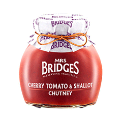 Mrs B's Cherry tomat & Skattelotteløg Chutney  *