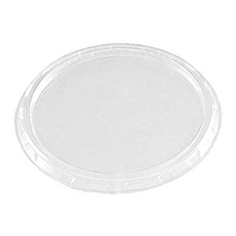 Plastlåg klar flad ø72 mm t/dressing (6899)