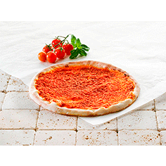 Italiensk Pizzabund m/tomatsauce 30 cm