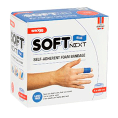 Plaster soft latexfri, 6 cm x 4,5 m, blå *