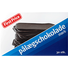 Pålægschokolade mørk