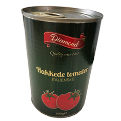 Hakkede tomater 400 g