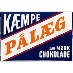 Pålægschokolade kæmpe mørk 90 g