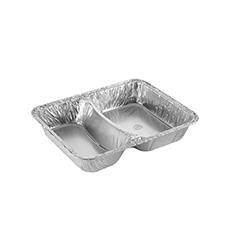 Alubakke 2-rum 1140 ml 227x178x39 mm 5592