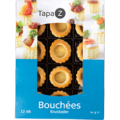 Krustades Tapaz, "Boucheese" (mini tartelet)