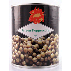 Grønne Peberkorn "madagascar" (drænet vægt 500 g)